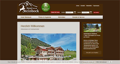 Desktop Screenshot of hotel-steinbock.at
